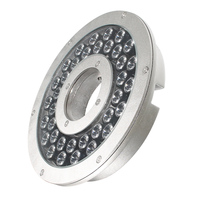 Pompe à jet d'eau submersible en acier inoxydable 316L étanche IP68 pour extérieur, 24v DMX RGB, lumière de fontaine à changement de couleur