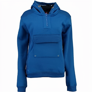 Cardigan sport à capuche zippé pour homme en polyester/coton tricoté uni, coupe ajustée, sweat-shirt décontracté d'hiver - Product Image 1
