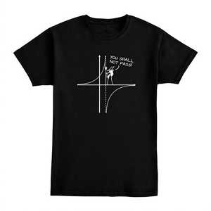 Camiseta con diseño gráfico You Shall Not Pass, color negro, unisex, talla mediana para adultos - Product Image 2