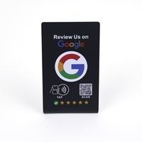 Support de table NFC personnalisé YTS avec code QR pour avis, menu de restaurant et réseaux sociaux