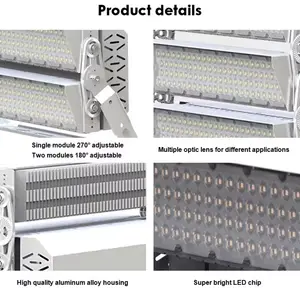 Le football extérieur de cricket de haute qualité a mené la lumière de stade 200w 400w 720w 900w 1200w ip66 projecteur de stade étanche