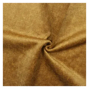 Materiale impermeabile del velluto dorato del poliestere 100% per il tessuto del sofà per il tessuto della mobilia