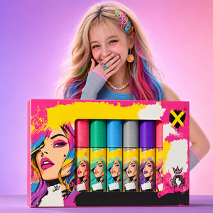 SEVICH Penna Colorante Temporanea per <span class=keywords><strong>Capelli</strong></span>, 6 Colori alla Moda, Formula Sicura, Facile da Risciacquare, Gesso Colorante Liquido - Product Image 1