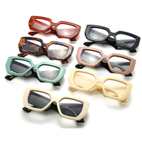 Twooo — lunettes de soleil rétro pour hommes et femmes, jambes larges, verres ombrés, 6230