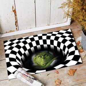 Bzocio Clown Val Visuele Tapijt Woonkamer Slaapkamer Vloer Mat 3D Halloween Tapijt Riool Putdeksel Clown Horror Thuis Tapijt mat - Product Image 2