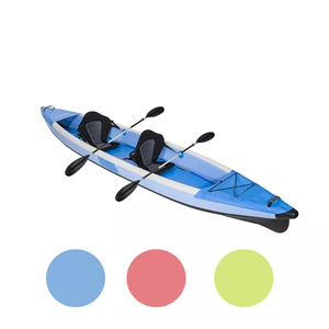 50% Discount Professional Manufacturer OEM ODM Sea Fishing Kayak 2 Person Canoe/kayak for Sale GT339 Double Fishing Kayak <b>Inflat</b> - Product Image 1