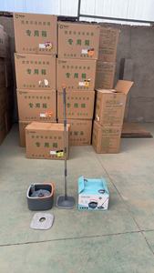 Комплект для уборки: ведро с самоотжимом, улучшенная квадратная швабра из микрофибры, пластиковая корзина, штанга из нержавеющей стали, высокое качество - Product Image 5