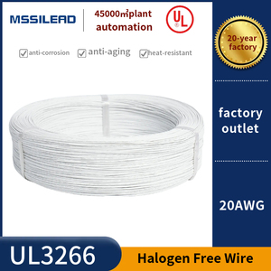 Dây điện không halogen UL3266 tùy chỉnh nhà máy, 20AWG XLPE 300V, đồng thiếc, chịu nhiệt độ cao 125 độ, dùng để kết nối - Product Image 3