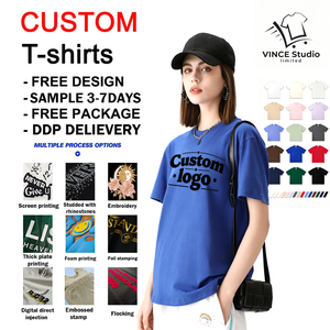 Men's Blue Oversized O-Neck Short Sleeve Cotton T-Shirt Casual Streetwear Blank Tee Solid Color Jersey Fit - Product Image 1