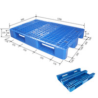Palette en plastique à grille pour le stockage et le transport, taille standard européenne, faible MOQ, prix compétitif, 1200 x 800 mm