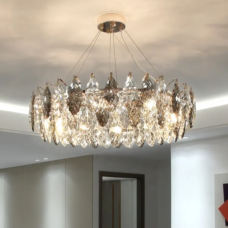 Luxury Crystal Chandelier Living Room Dining Room Model Room Bedroom Decorative Chandelier pendant light