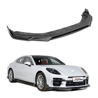 Lèvre avant en fibre de carbone véritable style KDA pour Porsche Panamera 976 2024-2026 – Amélioration directe usine, haute qualité