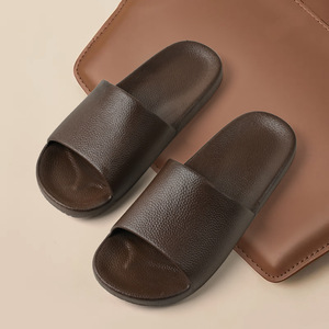 Nuevas Sandalias de Verano de Alta Gama con Diseño Simple, Color Oscuro, Antideslizantes, Cómodas y de Suela Suave para Interiores - Product Image 3