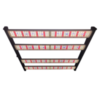 Lampes de culture LED à contrôle de luminosité Redfarm, bande rouge et bleue, spectre complet, 480w 500w pour la phase de clonage et de floraison