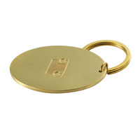 Porte-clés personnalisés pour motel, porte-clés vintage pour chambre d'hôtel, porte-clés en métal en alliage de zinc, porte-clés en laiton doré à embossage, vente en gros