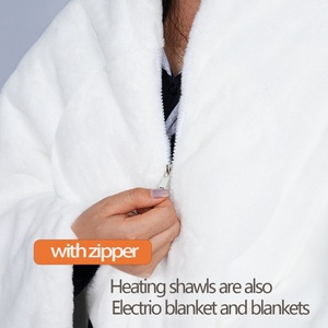 Graphene Far-Infrared <b>Usb</b> Charge Electric <b>Heating</b> Shawl Blanet Portable Soft Portable Rabbit Plush Blanket - Product Image 4