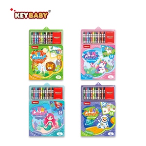 Keybaby Khổng Lồ Màu Cuốn Sách Màu Sắc Bằng Số Màu Cuốn Sách In Ấn Dày Giấy Với 12Pcs Dày Bút Chì Màu - Product Image 5