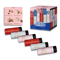 Offre Spéciale personnalisé Mini Canon À Confettis Or Rose Fête Poppers Canon À Confettis Pour La Décoration De Fête