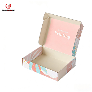 E-commerce Portable Kraft Mailer <b>Box</b> Corrugated Biodegradable Compostable Environmental Clothing Packaging <b>Box</b> - Product Image 1