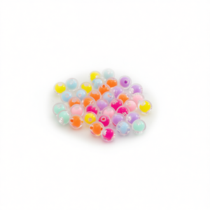 Perline Colorate Ilan da 10mm per Creazione di Gioielli, 18g - Product Image 1