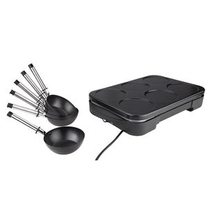 Wok antiadherente eléctrico para 6 personas para crepes y tortitas, cocina para crepes para fiestas en hoteles, opciones ODM/OEM - Product Image 4
