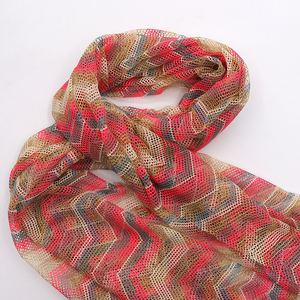 Tela de encaje de malla de tejido de diamante multicolor <span class=keywords><strong>hilo</strong></span> de oro metálico de poliéster ecológico ligero vestidos de niña elásticos - Product Image 6