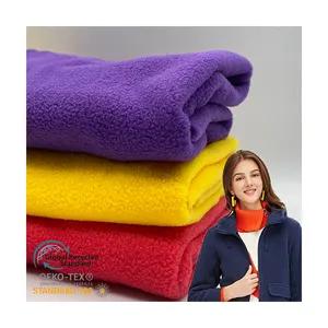 220 gsm high quality two side brushed single side anti pilling 100 polyester knitted polar fleece fabric turkey