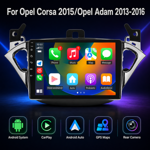 Autoradio Android professionnel avec écran capacitif IPS, WiFi, USB, radio FM pour Opel Corsa 2015 et Opel Adam 2013-2016 - Product Image 1