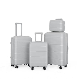 High Quality Luxury Modern Classic Simple PP <strong>Soft</strong> <strong>Luggage</strong> Set 4 Piece Large Capacity Waterproof Suitcase Lock Silent Spinner - Product Image 6