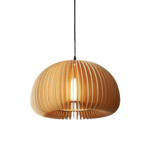 <span class=keywords><strong>Lustre</strong></span> suspendu vintage créatif en <span class=keywords><strong>métal</strong></span> et <span class=keywords><strong>bois</strong></span> avec LED blanc chaud pour chambre à coucher, îlot de cuisine, salon - Product Image 2