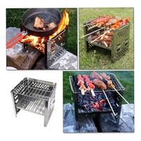 Barbecue de table portable en acier inoxydable pour l'extérieur