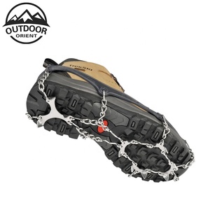 Scarponi da trekking per sport all'aria aperta accessori da campeggio scarpe sportive ramponi da arrampicata su neve in acciaio inossidabile antiscivolo all'ingrosso - Product Image 4