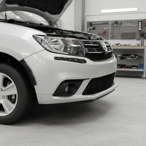 Dacia Sandero Support de connexion de pare-chocs avant droit OEM 8200735119 état neuf avec découpes d'échappement - Product Image 3