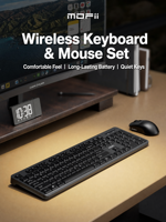 Clavier et souris sans fil MOFii X100 silencieux pour bureau, ordinateur portable, Smart TV, maison, étude, programmation