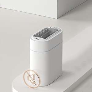 7L/9L a fessura stretta senza contatto intelligente in piedi <span class=keywords><strong>bidone</strong></span> dei rifiuti ali di plastica-aprire coperchi Smart <span class=keywords><strong>bidone</strong></span> della spazzatura-sensore di aspirazione - Product Image 3