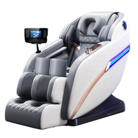 Sillón de Masaje de Cuerpo Completo Moderno con Gravedad Cero, Sillón Reclinable Eléctrico Automático con Calefacción para Uso Doméstico