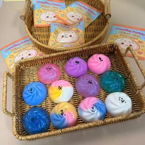 ของเล่นบีบคลายเครียดน่ารัก ของเล่นบีบ TPR นุ่มนิ่ม ของเล่นบีบ Taba Squishy รูปทรงเกี๊ยว ของเล่นบีบ TPR นุ่มนิ่ม ของเล่นบีบ Taba Squishy สำหรับเด็ก - Product Image 4