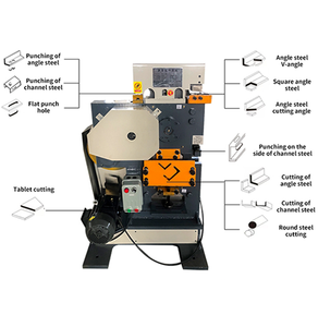Équipement de fabrication mécanique multifonctionnel en acier de haute qualité pour le rainurage, le poinçonnage et la découpe de la fermeuse. - Product Image 1