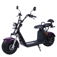 Citycoco 2000W 25Km/h 45Km/h CEE COC CE DOT Trottinette Électrique à Deux Roues Suspension Fourche Avant Frein à Disque pour Adultes