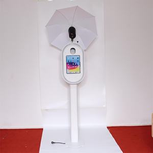 Photomaton iPad DSLR avec étui, coque ovale en miroir, pour s'amuser lors de fêtes, mariages, machine à selfies, photomaton iPad, kiosque pour événements - Product Image 4