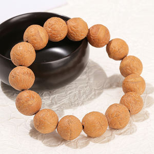 JD ลูกปัดวินเทจสร้อยข้อมือลูกปัดพระพุทธรูปเดิมเครื่องประดับไม้กำไลข้อมือธรรมชาติ15มม. - Product Image 2