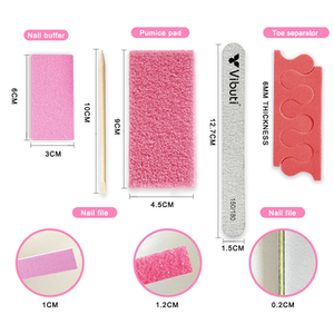 Kit per unghie usa <span class=keywords><strong>e</strong></span> getta da 5 pezzi Kit per <span class=keywords><strong>Manicure</strong></span> <span class=keywords><strong>Set</strong></span> <span class=keywords><strong>professionale</strong></span> per <span class=keywords><strong>Pedicure</strong></span> per forniture per saloni di bellezza - Product Image 1