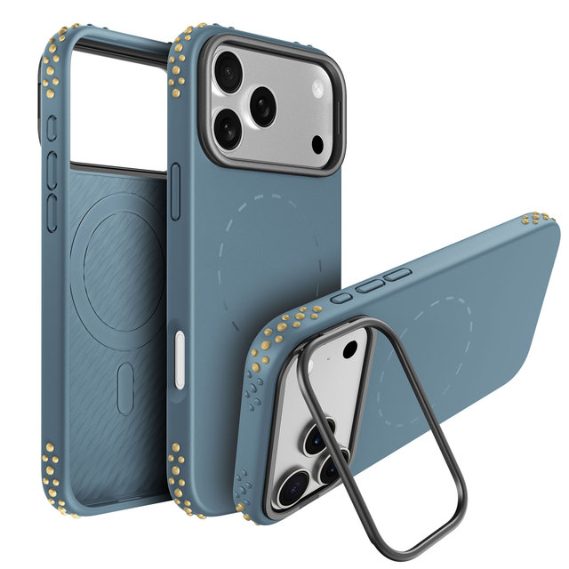 2025 New Design Premium TPE Shockproof Cover Metal Camera Phone Holder With Magnetic Phone Case for iPhone 17 Pro Max Waterproof