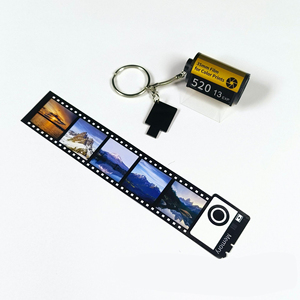 Breloque personnalisée en forme de bobine de pellicule <span class=keywords><strong>photo</strong></span>, pendentif <span class=keywords><strong>photo</strong></span> vierge en PET pour sublimation - Product Image 5
