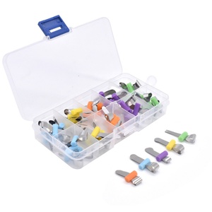 50 Unidades de Anillos de Matriz Seccionales de Acero Inoxidable Premium para Ortodoncia, Accesorio Manual para Terapia Oral - Product Image 2