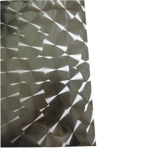 Corten thép vườn trang trí Bảng điều khiển cao 3D laser trang trí PVD lớp phủ chân tóc tấm thép không gỉ cho bảng điều khiển cửa thang máy - Product Image 1