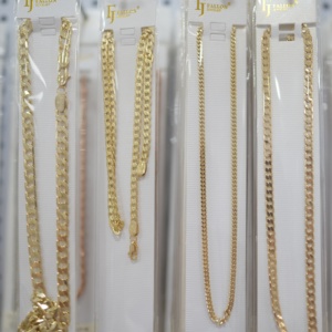 Venta al por Mayor de Joyería FJ Fallon: Cadenas de Aleación de Latón Chapadas en Oro Real de 14K, Collares de Moda <span class=keywords><strong>con</strong></span> Grandes Descuentos - Product Image 4