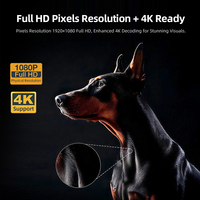 Proyector U001 Pro 4K Android 14, 2050 ANSI Lúmenes Certificados, Google TV 2.1, Búsqueda por Voz, Cine en Casa, LED LCD 1080P, HIFI Estéreo 3D