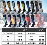 Chaussettes de ski en laine mérinos Xinanghui, chaussettes pour temps froid pour le snowboard, la neige, l'hiver, les chaussettes chaudes thermiques aux genoux