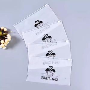 Paquet de fermeture à glissière givrée refermable imperméable à l'eau imprimé personnalisé léger sac à fermeture éclair pour l'emballage de vêtements - Product Image 3